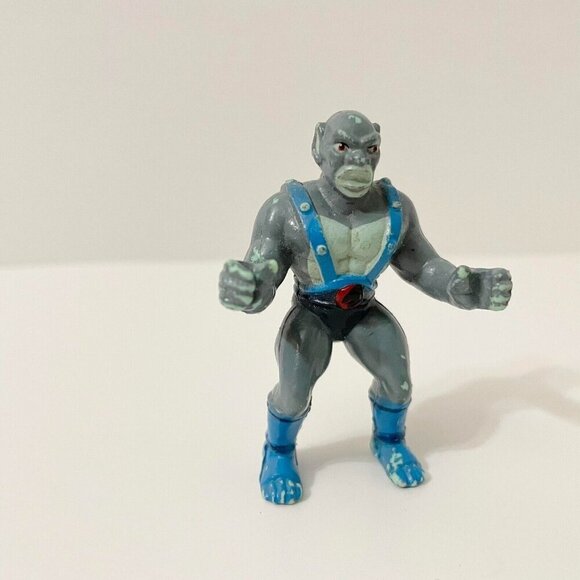 Vintage 1986 Thundercats Panthro 2.5 Inch Mini Figure Action Figure Telepix Flaw - Picture 14 of 16